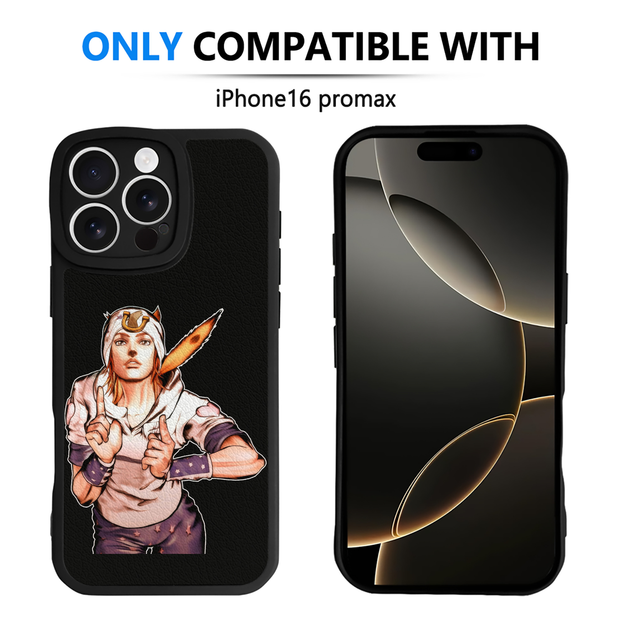 （画像用） ジョジョの奇妙な冒険 ジョナサン?ジョースター JoJo's Bizarre Adventure Jonathan Joestar 【iPhone 16シリーズ対応】シリコンスマホケース（レザー調） 材質：シリコン